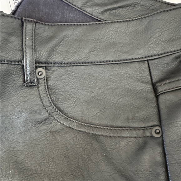 Urban Outfitters Faux Black Leather Pants - Picture 6 of 9